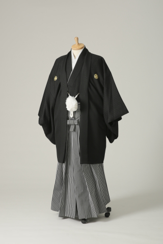 正絹✕ストライプ