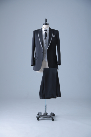 ブラック千鳥柄タキシード