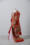 赤・御所車・人物文様