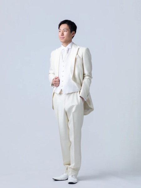 TX59236 ベストタイホワイト　ショート燕尾