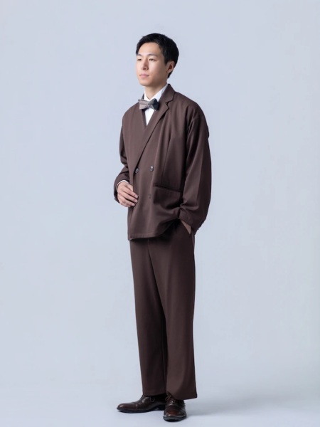 ２ピースカジュアルタキシード/ブラウン
