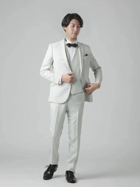  ノッチドラぺルカジュアルグレー/ライトグレー