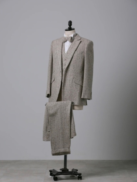 ベージュツイード