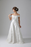 ★10403 裾刺繍サイドティアード