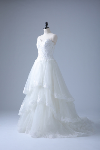 62435 刺繍ローウエストティアード