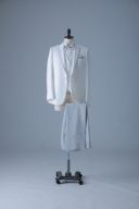 白・グレーチェックライン