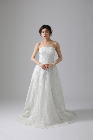 ★10984　レース　スカラップ刺繍