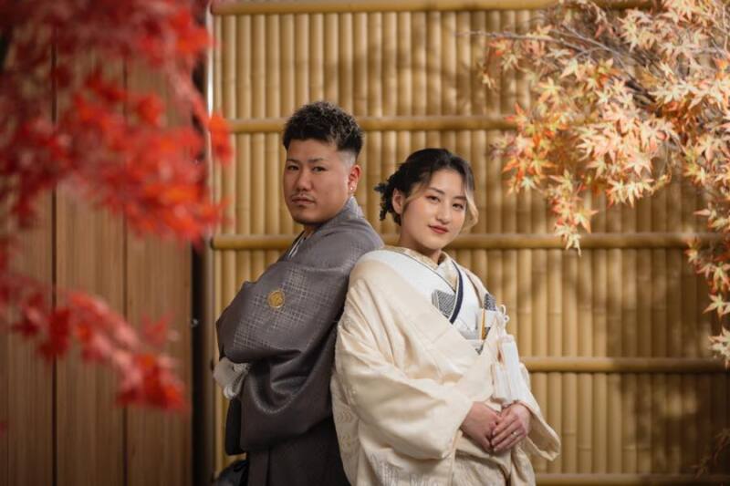 紅葉の背景でも