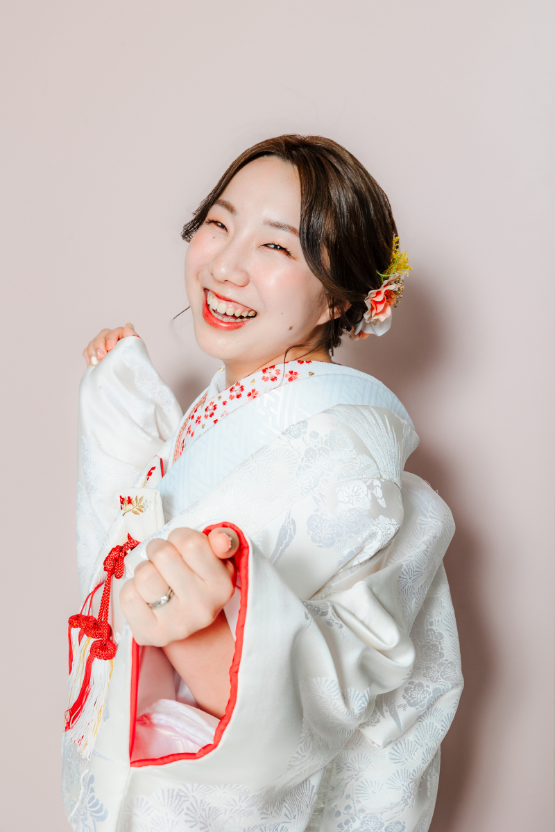 【新婦ソロ】白無垢に映える、無敵の笑顔