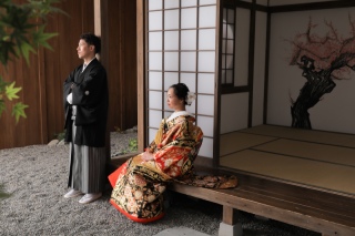 ＊和装の定番プランのご紹介＊【屋内庭園スタジオ】