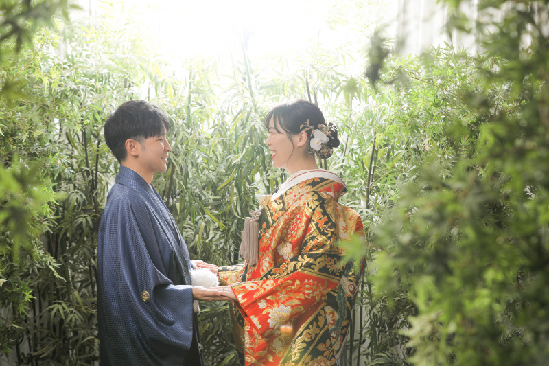 まずは竹林から!