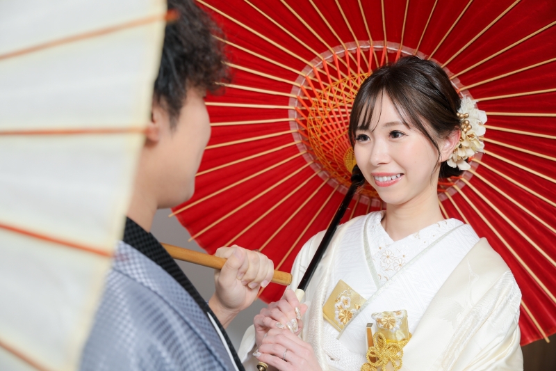 和装ならではの小物も使います!