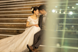 【和装も！洋装も！】雨の大桟橋夜景&屋内庭園