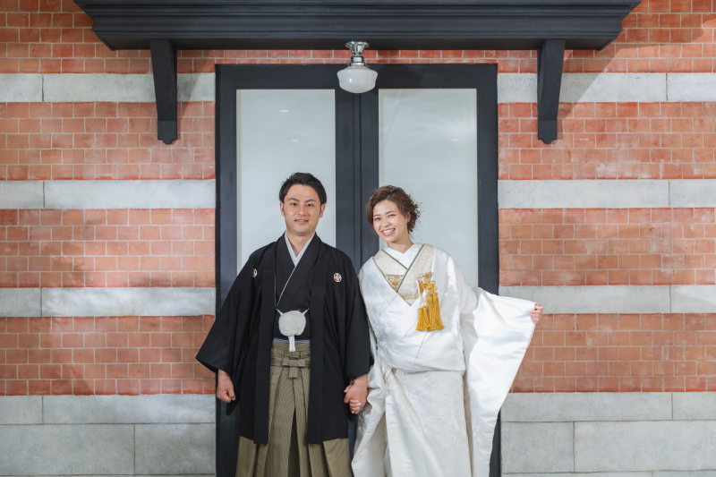 和装に着替えて