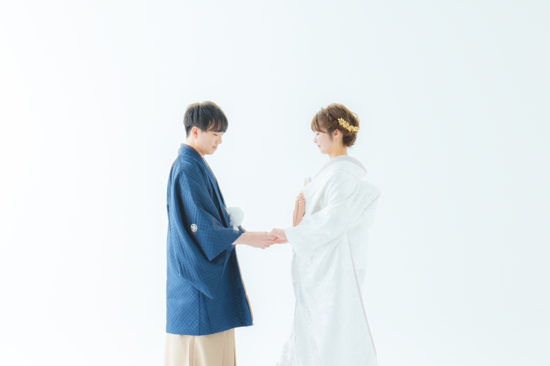 手を繋いだショットも