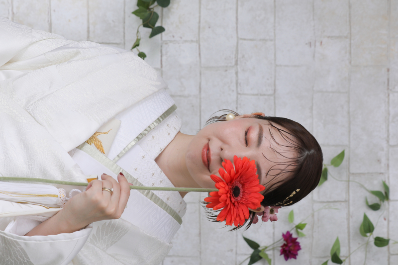 お花と一緒に！