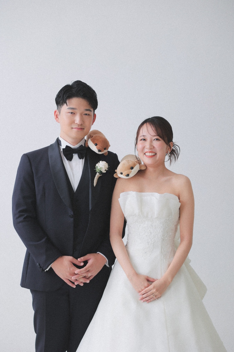 可愛すぎる!カワウソとのコラボショット