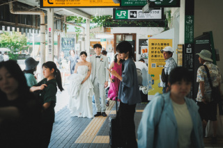 妙本寺と江ノ島の海で和洋ロケーション！