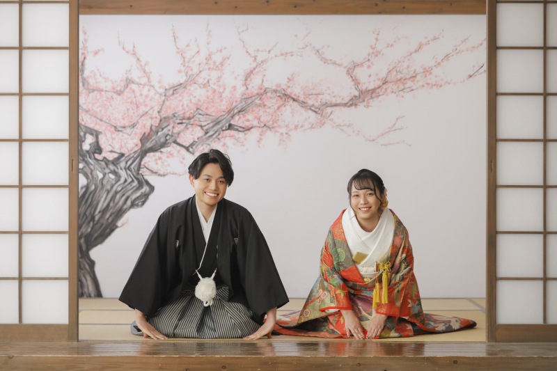 お辞儀ショット