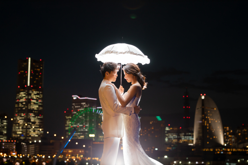 小道具を使用した撮影も