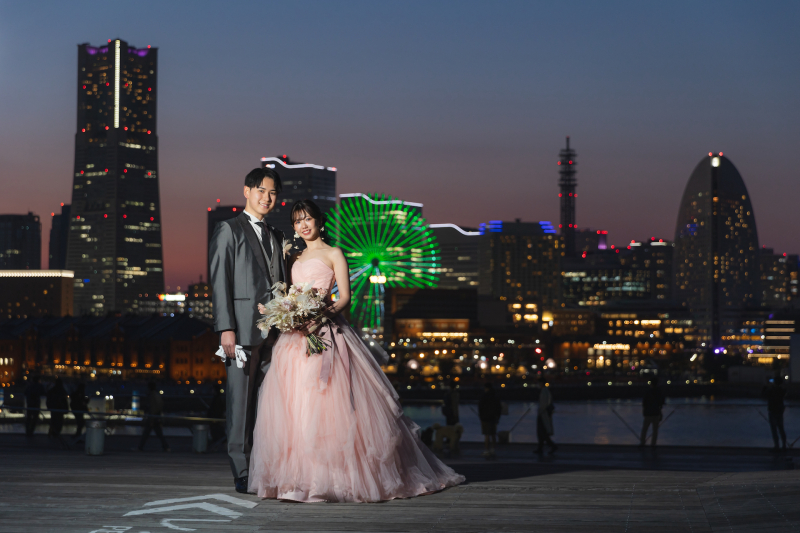 キラキラの夜景と