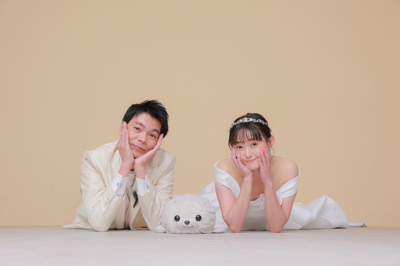 お二人と一匹と【洋装ハウススタジオ】