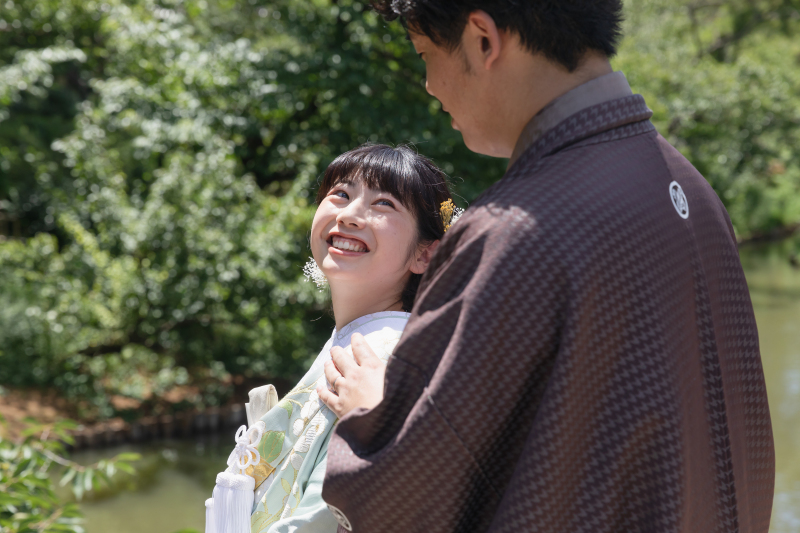 自然な雰囲気で...