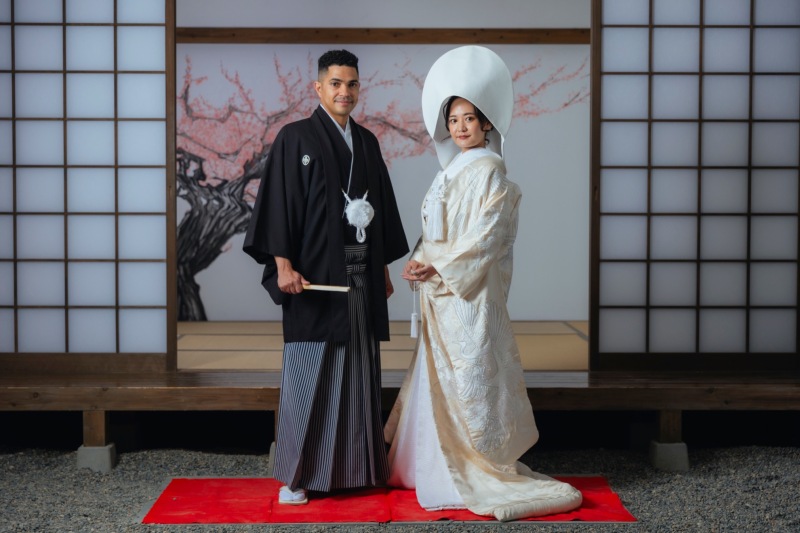 フォーマルな立ち姿