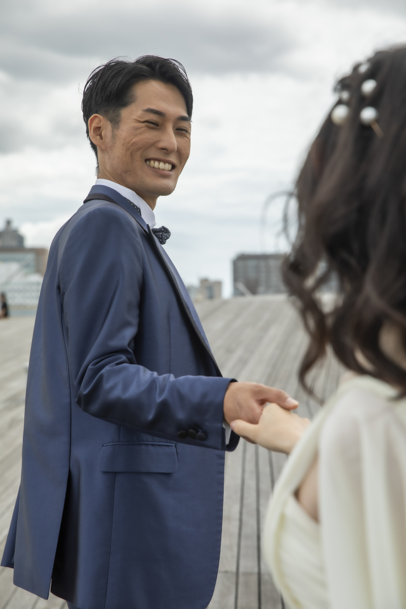 穏やかな新郎様