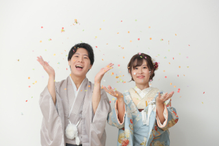 屋内庭園でゆったり撮影