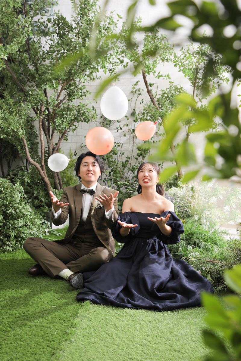 風船で可愛く！