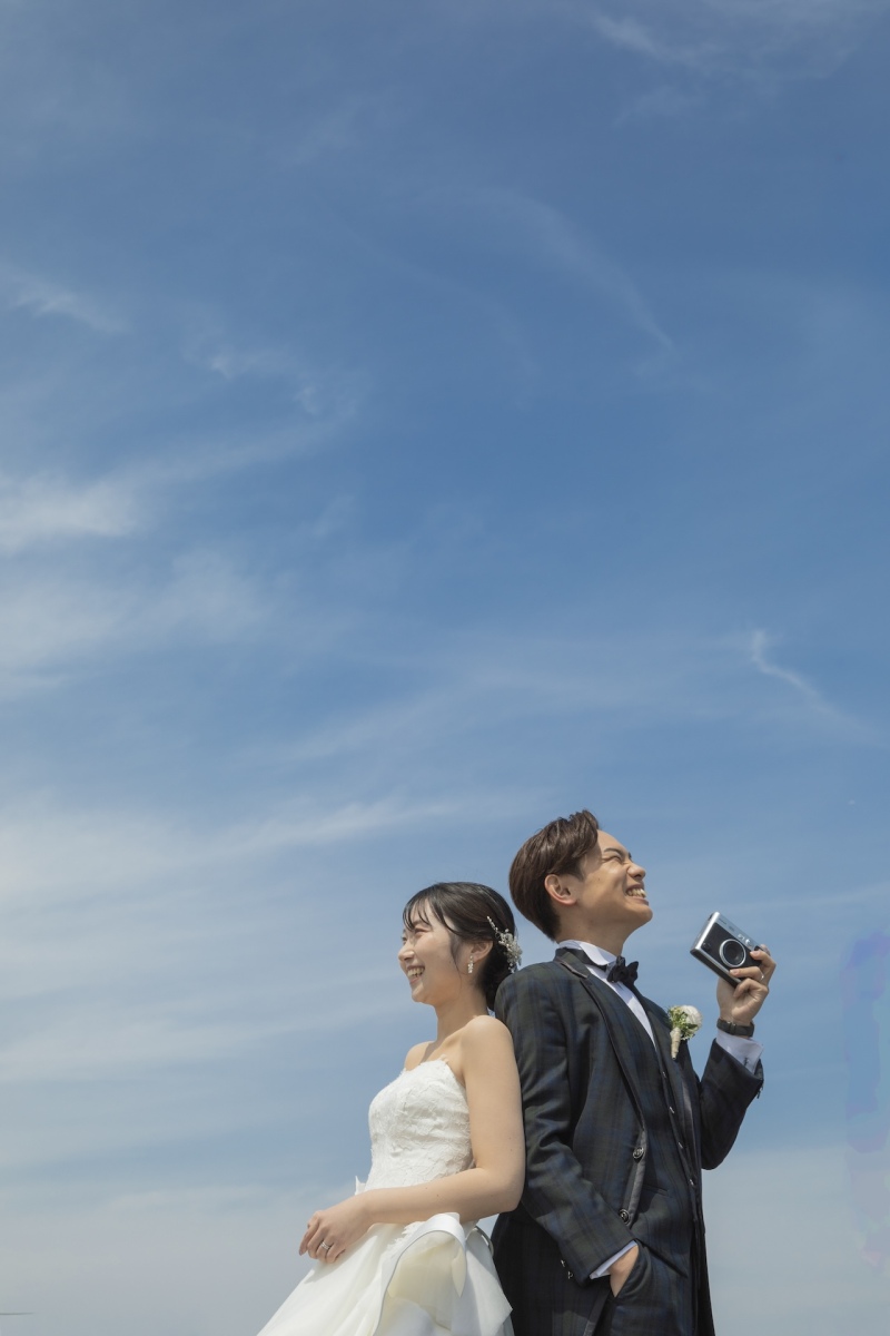 輝く二人の笑顔！