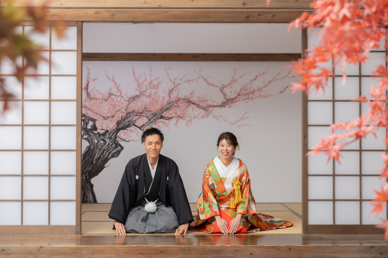 お茶室を使ったお写真も