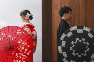 小物を使って屋内庭園撮影♪