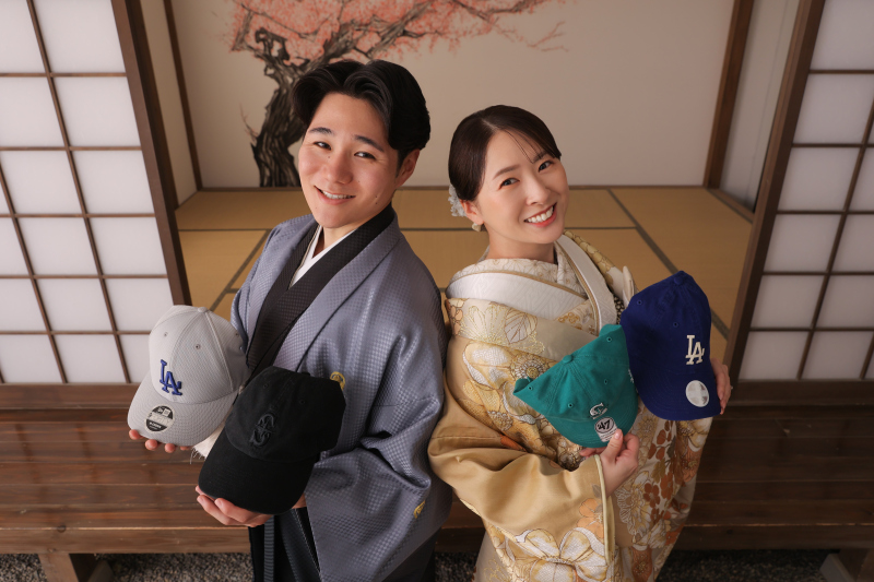 お二人の思い出のものと撮影