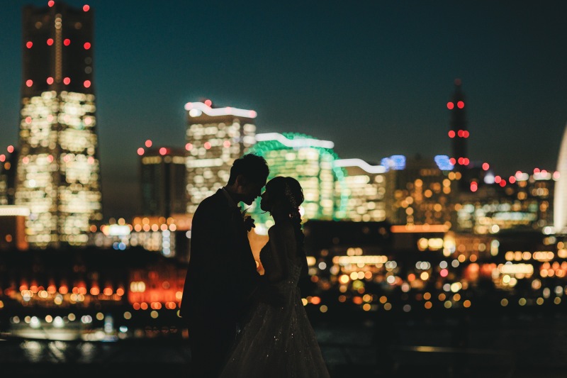 夜景シルエット