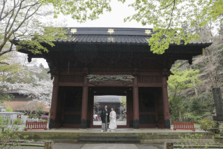 雨の妙本寺