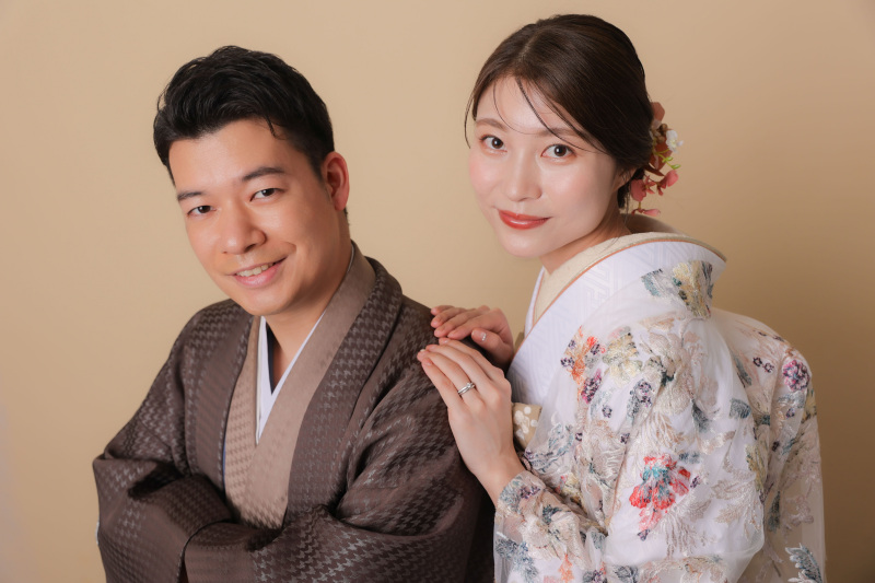 二人の上目遣い