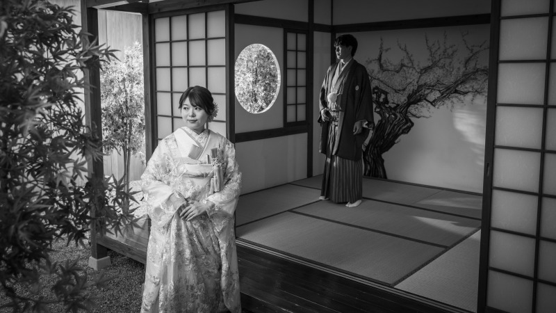 お茶室を使って