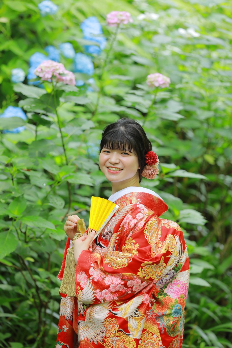紫陽花×ご新婦様