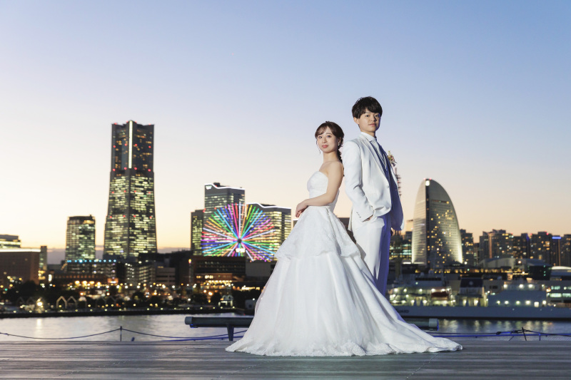 みなとみらいライトアップスタート!!!