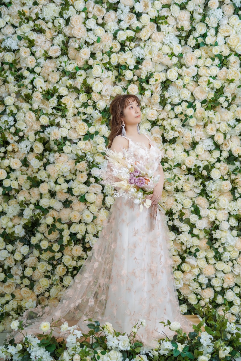 新婦様の全身ソロショットも！