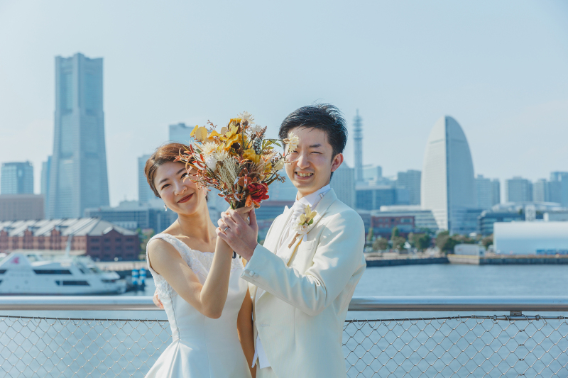 ブーケからお顔を!!