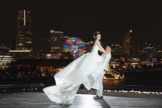 大桟橋夜景ロケーション撮影