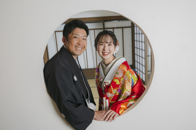 お二人の素敵な笑顔で１