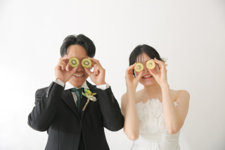 洋装で残す思い出の写真