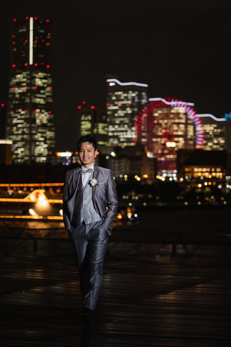 ご新郎様のソロカット