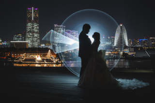 夜景スポット大桟橋でのロケーション撮影♪