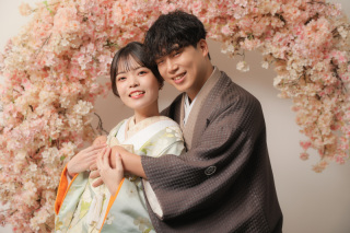 華やかに彩る和庭園スタジオ