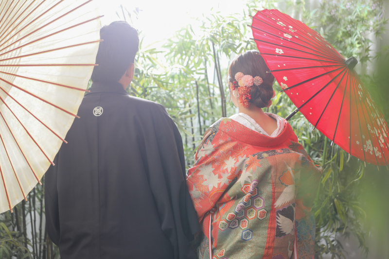 竹林に移動して